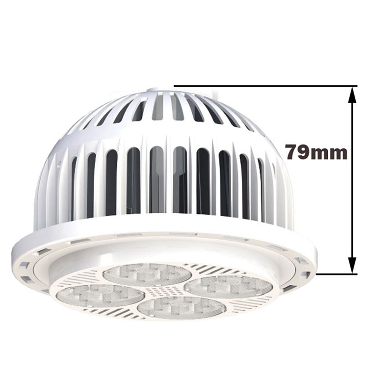 24W LED AR111 light Bulb 180-240V Warm/Cold white 2200LM 15 Degree Replace Halogen for Home Business Lighting
