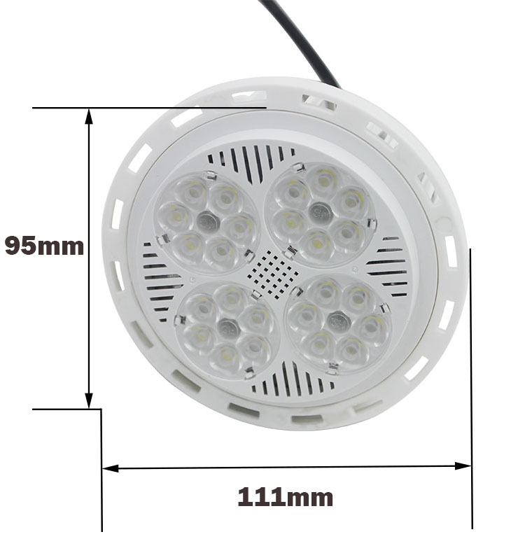 24W LED AR111 light Bulb 180-240V Warm/Cold white 2200LM 15 Degree Replace Halogen for Home Business Lighting
