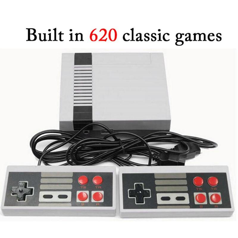 Mini TV Game Console 8 Bit Retro Video Game Console Built-In 620 Games Handheld Gaming Player AV Port