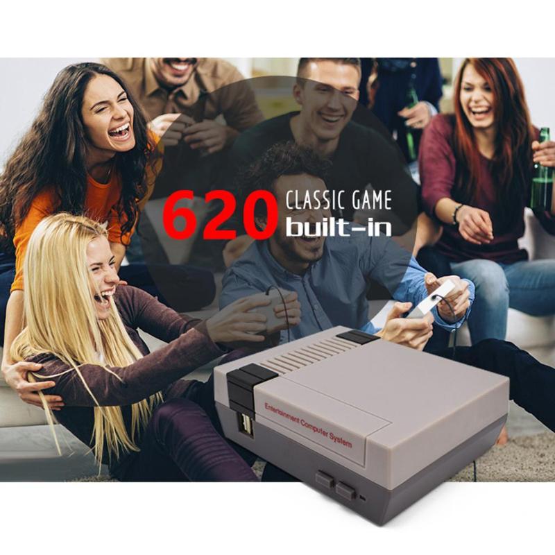 Mini TV Game Console 8 Bit Retro Video Game Console Built-In 620 Games Handheld Gaming Player AV Port