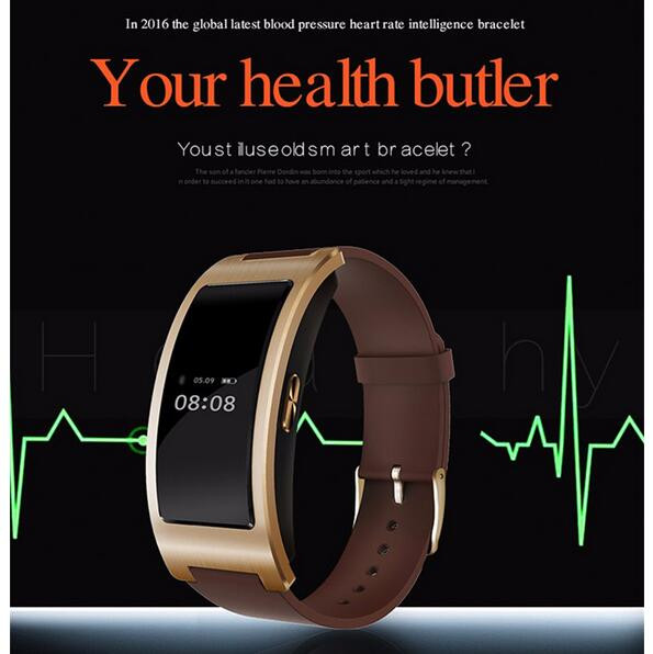 2016 NEW fashion bracelet blood pressure Heart Rate Monitor Pedometer Fitness Smart Watch Band CK11