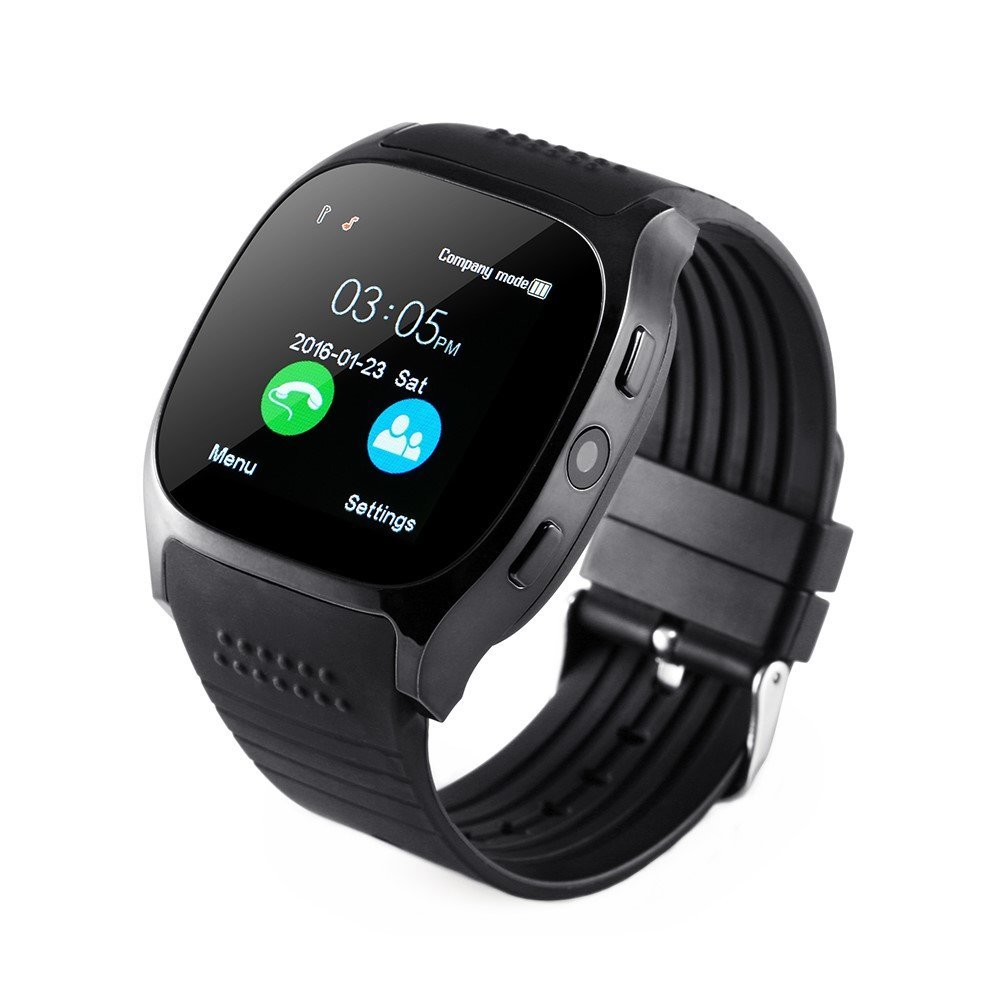 New T8 BT3.0 Smart Watch Support SIM and TF card Camera for Android for iPhone Punk Gifts Men Women Fitness Tracker