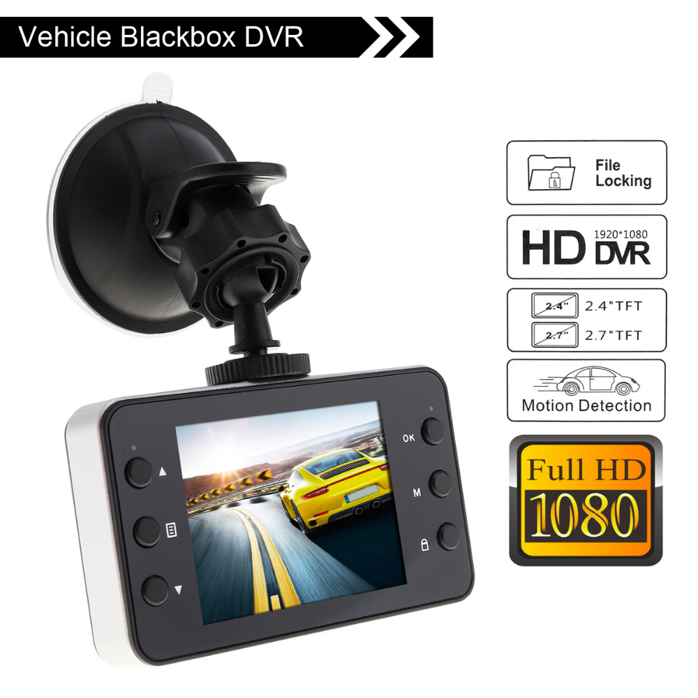 1080P HD Car DVR Camera Video Recorder Camcorder HDMI Infrared Night Vision G-sensor Motion detection Auto DVR Dash Cam