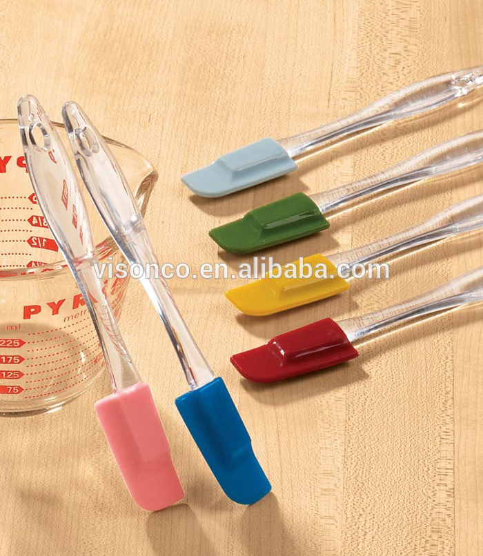 Colorful Cooking Butter Blade/Scraper/Brush Set Silicone Baking Spatula Pastry Cooking Kitchen Utensial