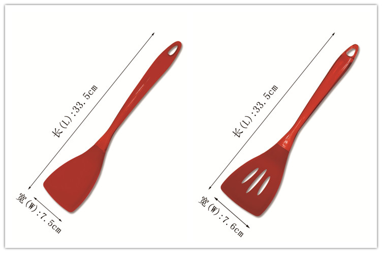 Amazon Hot Selling Silicone nylon Kitchen product utensils set