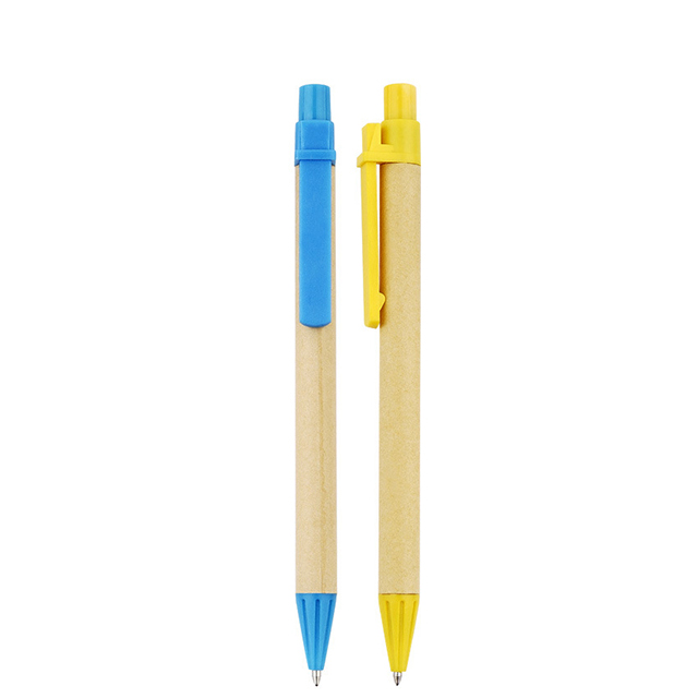 Wholesale student office supplies creative environmentally friendly degradable paper ballpoint pen
