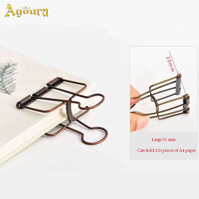 Wholesale accept custom paper ticket notes clip long tail dovetail clip