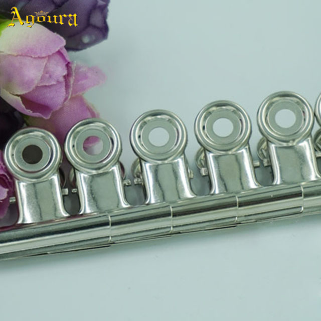 Wholesale accept custom office stainless steel strong round clamp paper clip