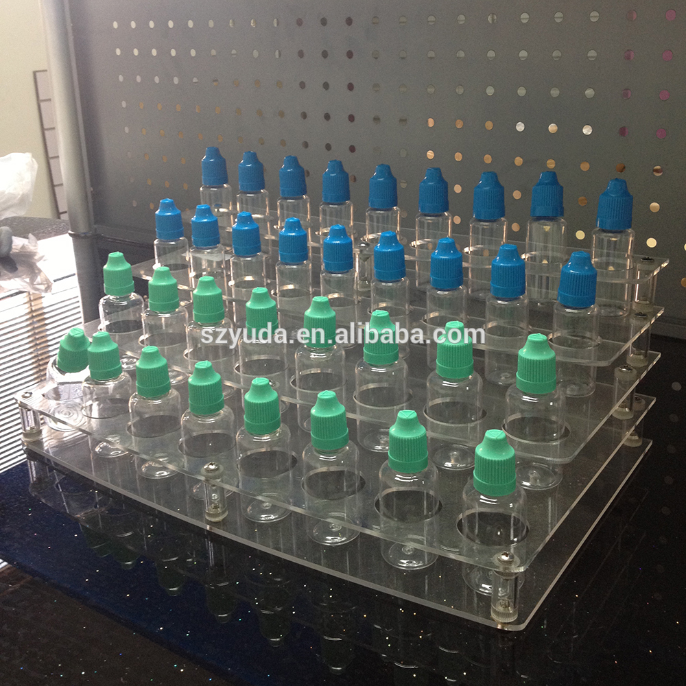 acrylic e juice stand lucite E-Liquid Oil Flavours display wholesale