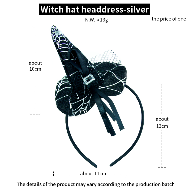 Halloween Accessories Party Headband Hairhoop hair band Lovely Witch Hat Headdress