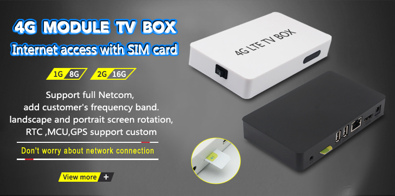 New 4G lte android tv box with 4G sim card 3229 1Gb 8Gb Android 7.1 Os Smart Tv M6 4g Lte Tv Box