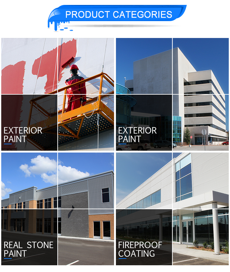 Waterproof exterior wall latex epoxy exterior paints and primers