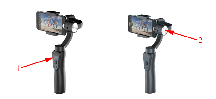 Mobile Phone 3-Axis Handheld Stabilizer Gimbal With Good Quality