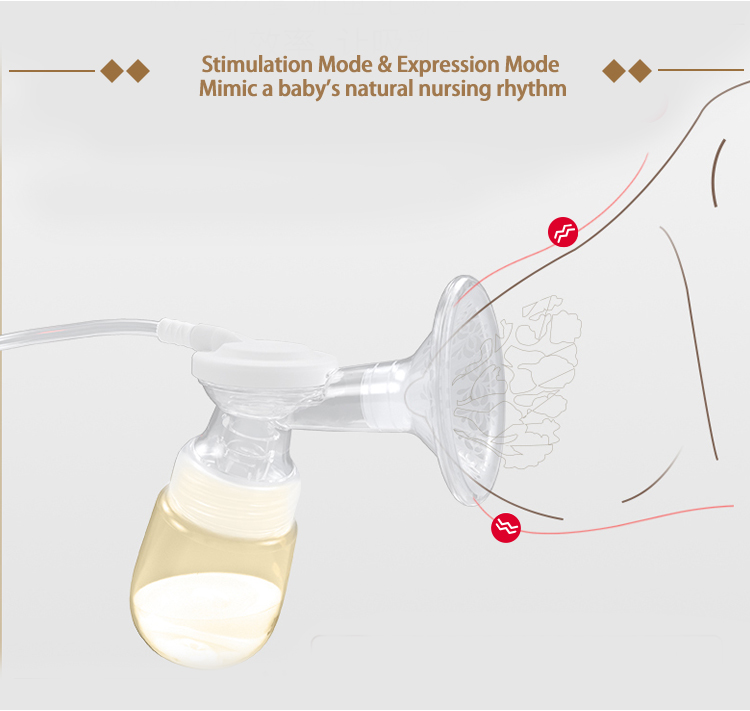 Support App Music Display Breast Pump Machine,Electronic Breast Pump