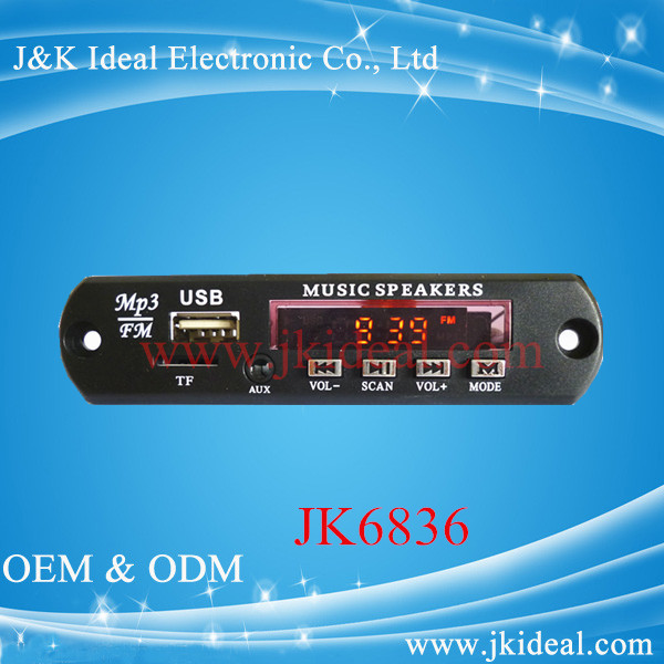 JK6836 am fm radio kit with usb mp3