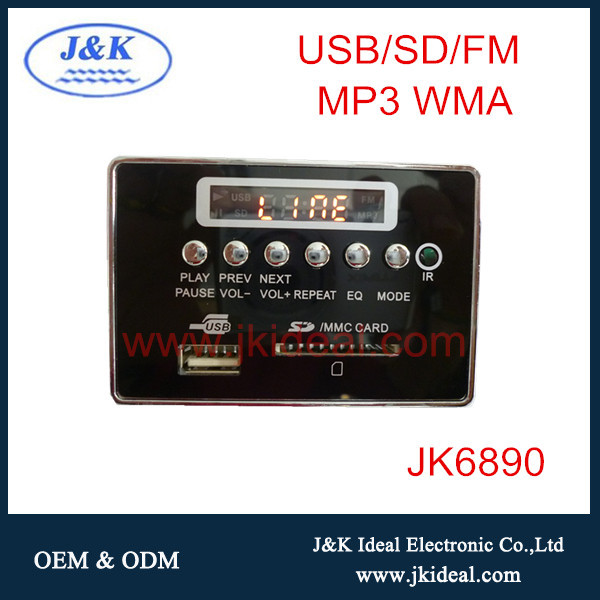 JK6890 Amplifier part sd usb fm mp3 module