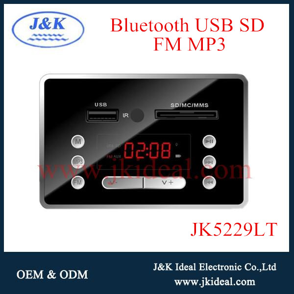 JK5229LT bluetooth module mp3 car audio player board