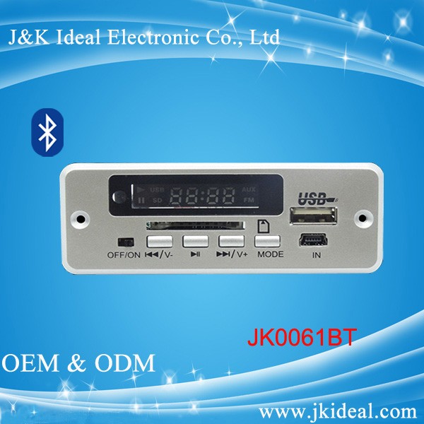 JK6890BT Big panel bluetooth led mp3 fm usb sd module