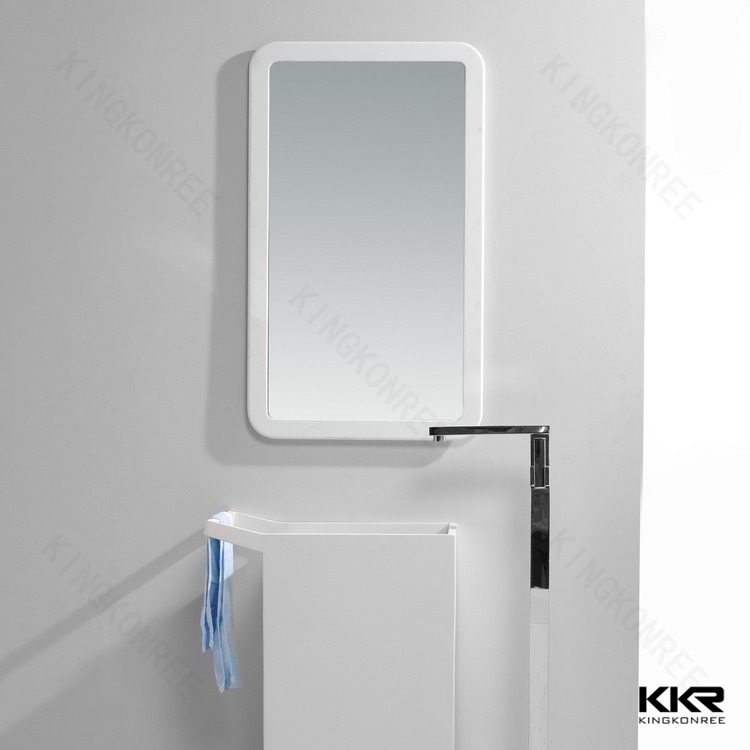 Fogless Modern Bathroom Wall Mounted Smart Led Mirror With Time Display