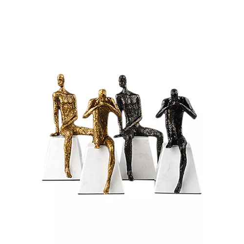 Gold And Black Figurine Hot Sale New Style