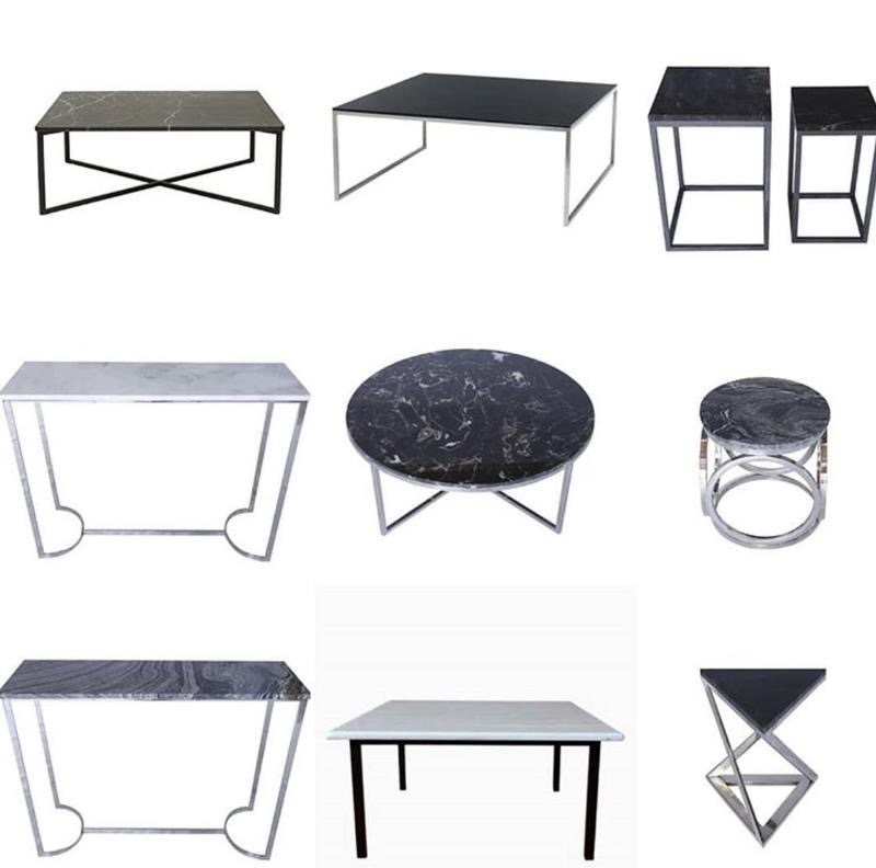 Customers Design Marble Table Round & Square Table