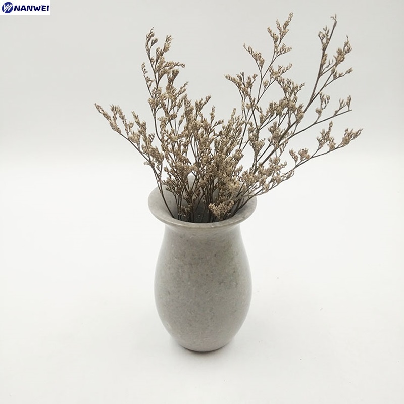 New design hot sale nordic style home decoration marble made desktop marble flower vase