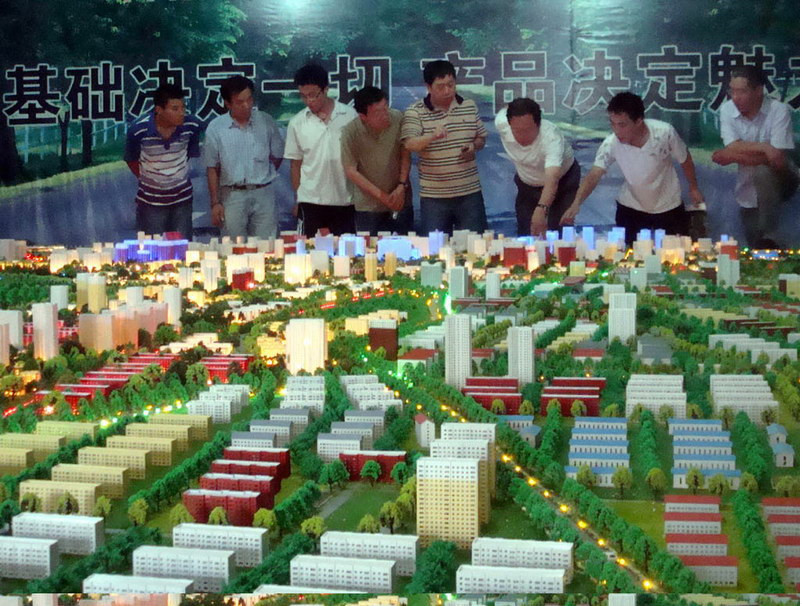 Expo city planning model/ city planning layout/ city plan model