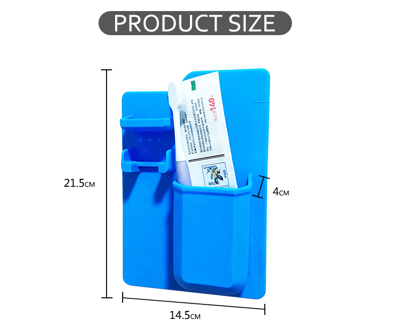 High quality Multi-function Silicone Toothbrusher Holder Stand Case