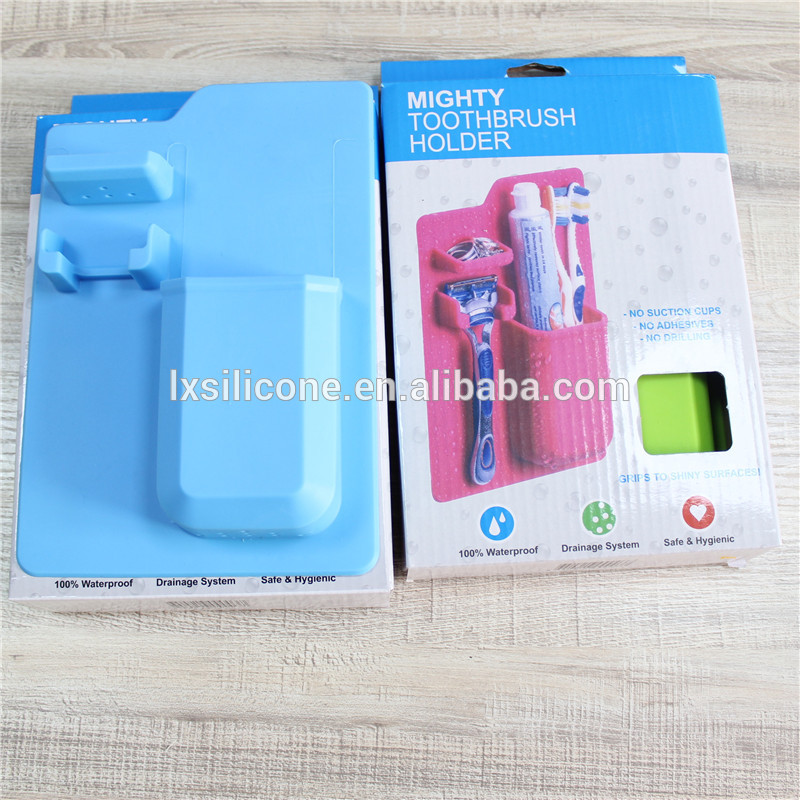 High quality Multi-function Silicone Toothbrusher Holder Stand Case