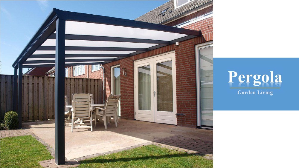 Canada style Aluminum glass Retractable Roof systems for sliding sunroom