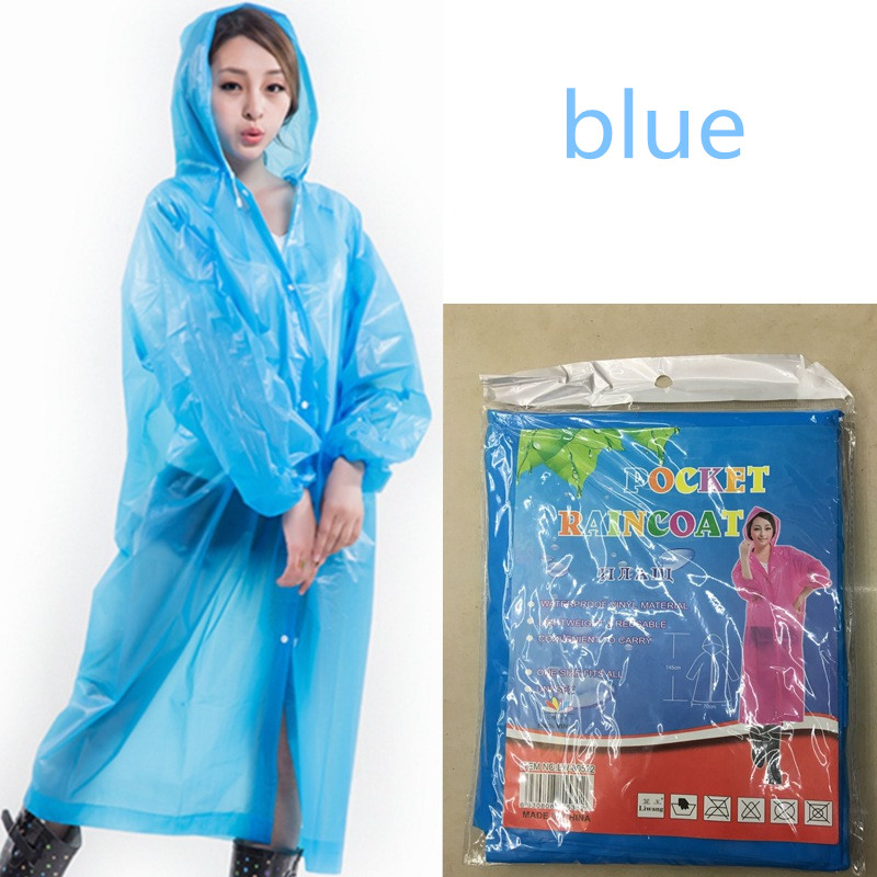Mc-606 Hot selling Portable  promotional cheap  Rain Coat waterproof  disposable Rain Poncho for adults