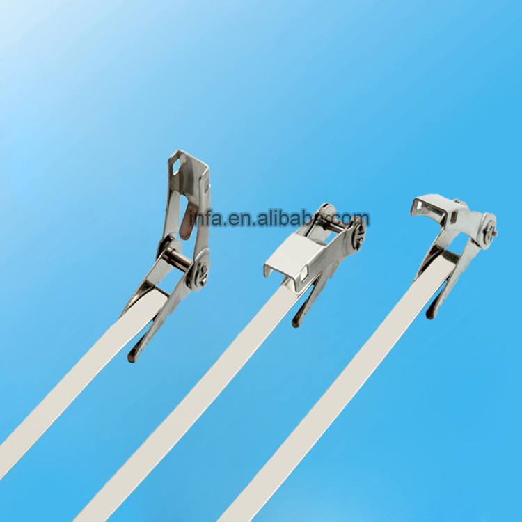 Free Sample Stainless Steel 316 Rechat Lokt Type Releasable Cable Ties
