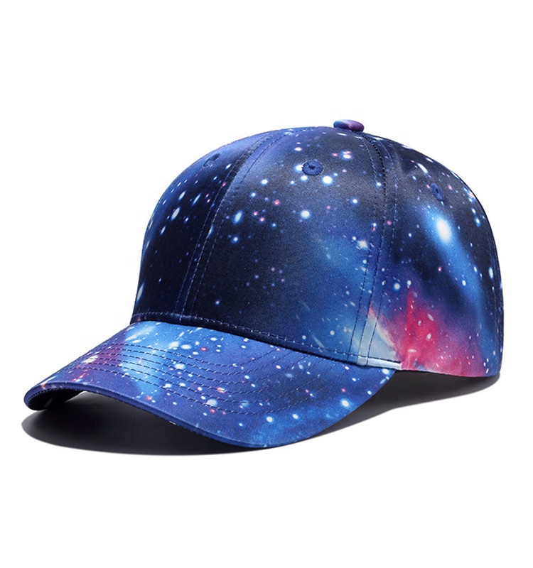 Sublimated printed baseball cap