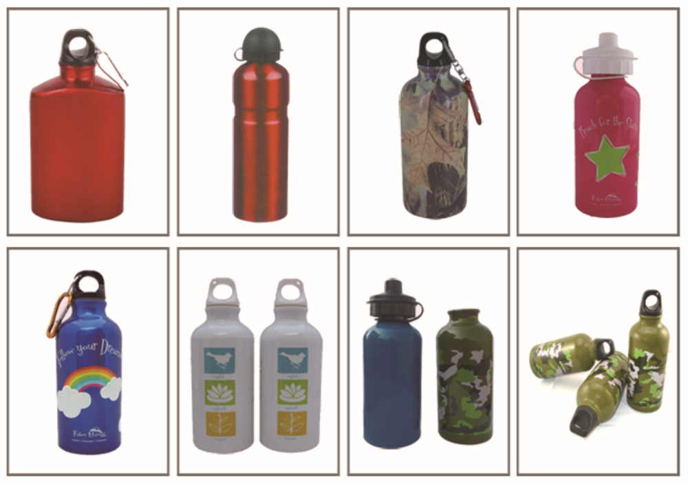 Custom logo printing promotional sport water bottle aluminium or stainless steel spray sport bottle