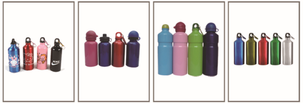 Custom logo printing promotional sport water bottle aluminium or stainless steel spray sport bottle