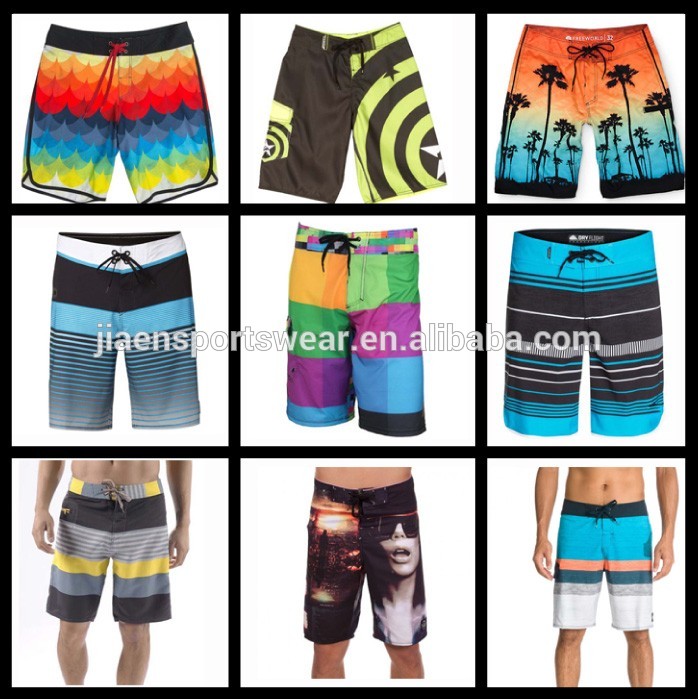 Hot New Design Fashion Summer Cheap Mens Beach Short,4 way stretch board shorts beach shorts