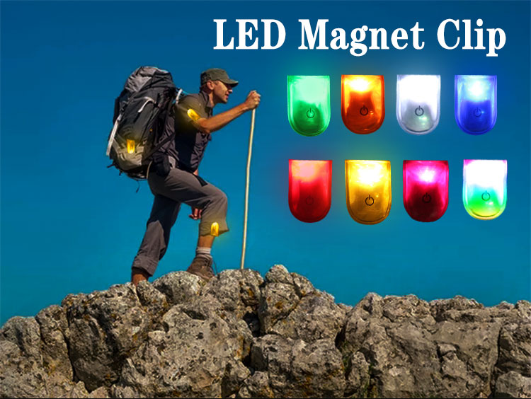 Factory Promotional Gift LED Magnetic Clip For Safety