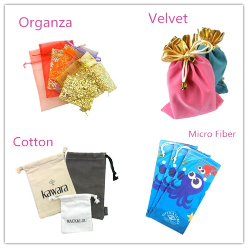 wholesale custom reusable polyester shopping drawstring foldable bag