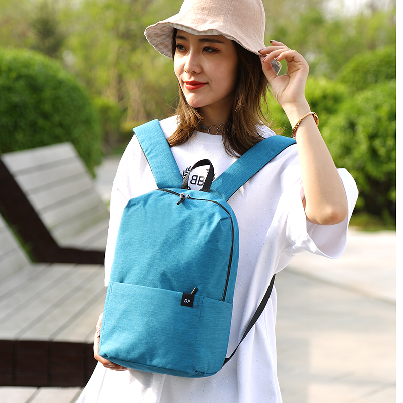 Colorful Mini Backpack 10L 5Colors bags for Women Men Boy Girl Daypack Water Resistant Lightweight Portable Casual Preppy Style