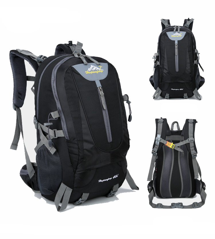 40L Large Capacity Professional Waterproof Nylon Camping Hiking Adventure Travel Outdoor Bookbag Backpack