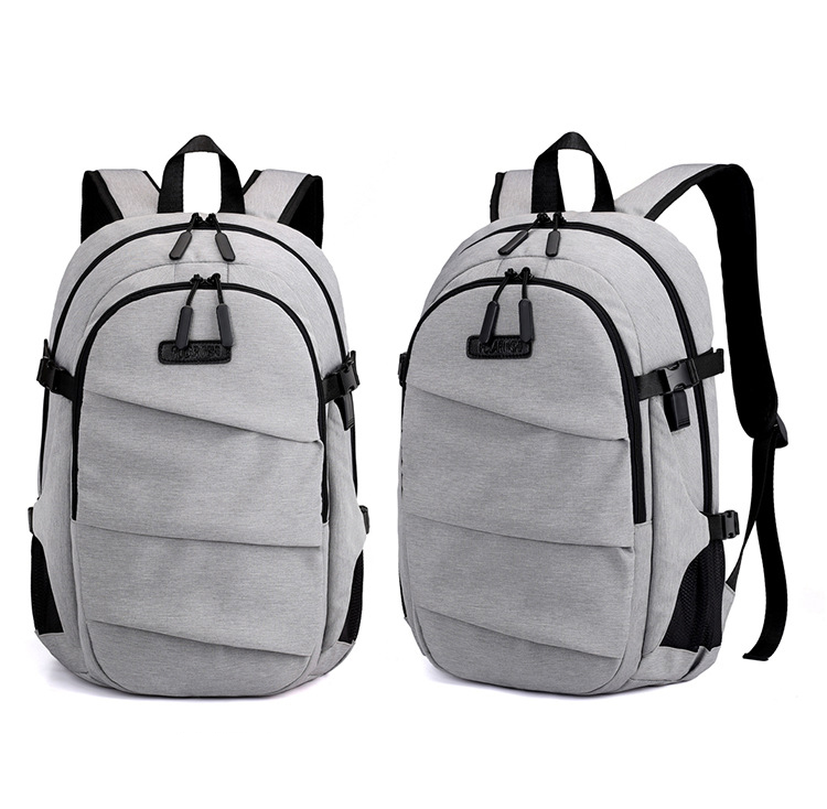 15.6 Inch New Business ComputeBag Laptop Business Backpack with USB Rechargeable Backpack School Student Function Bag