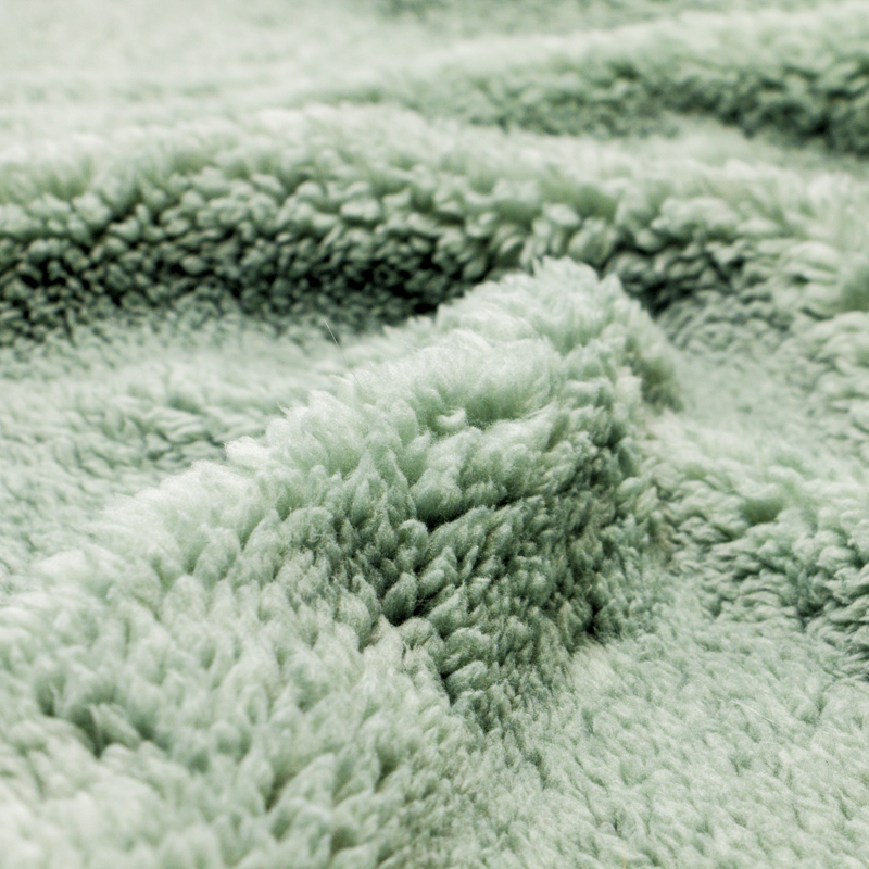 blackish green 15mm Pile fabric smoothness faux fur for garment manufacturing or plush toys