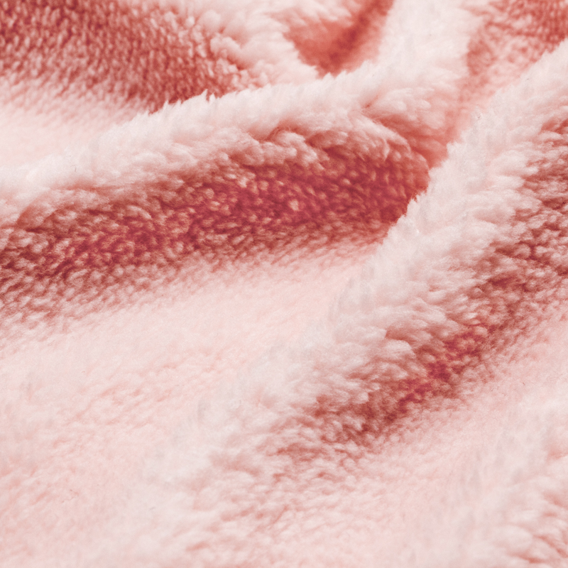 2019 new style cute pink acrylic artificial fur fabric pure color fabric for home textiles and toys
