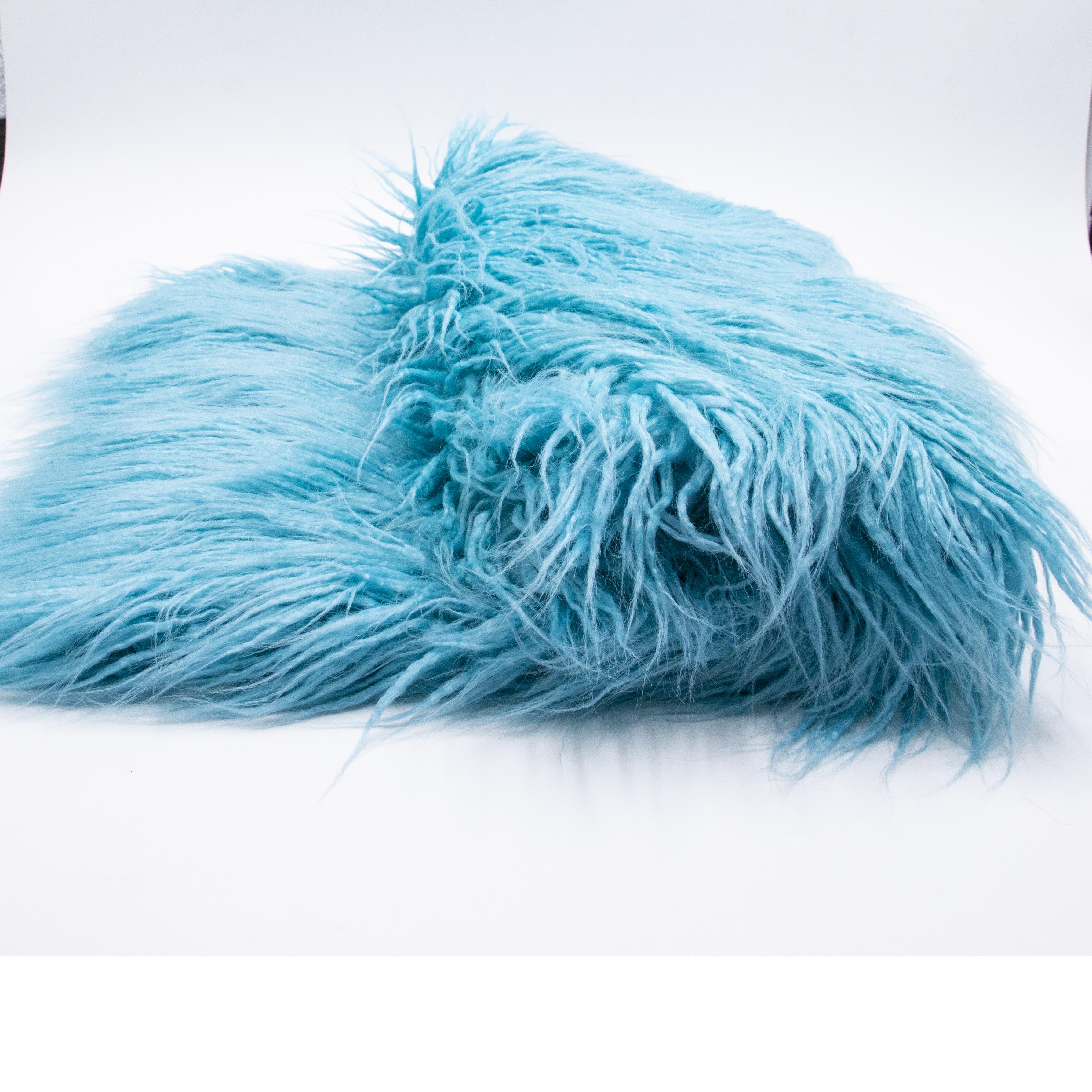 Soft Faux Fur Fabric For Garment Home Textile  Long Pile Faux Fur Artificial Fabric For Clothing 90MM