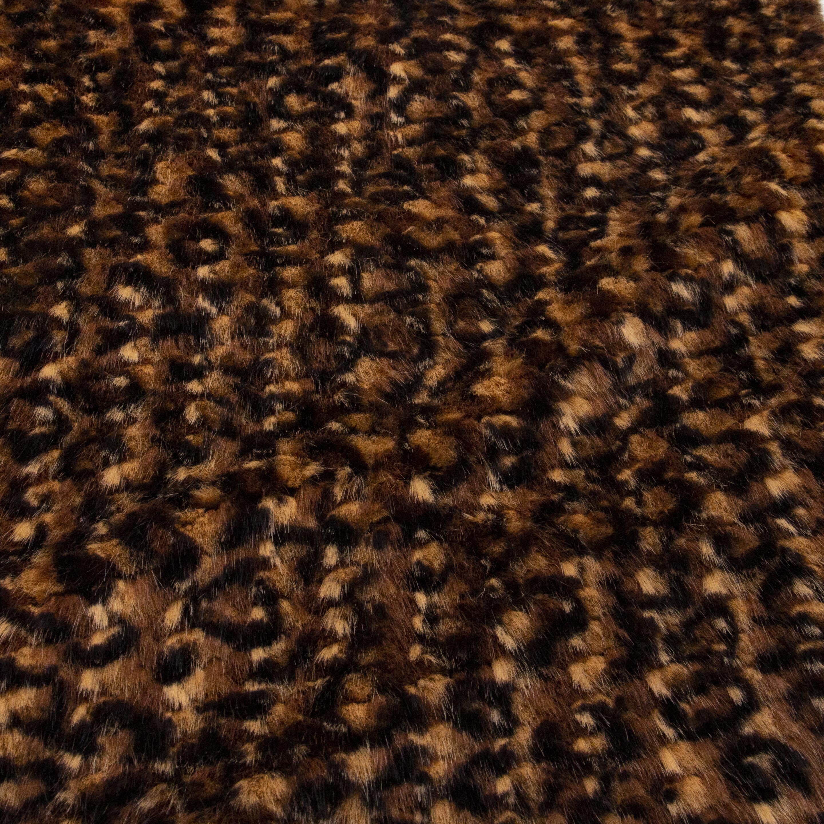 Artificial  Faux Fur Fabric For Garment Home Textile Fabric  15/20MM  Soft   Long Pile