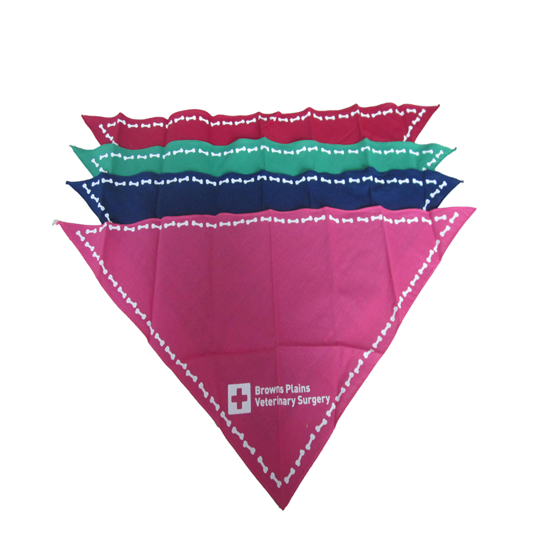 custom print logo dog bandana multi functional bandana triangle bandana