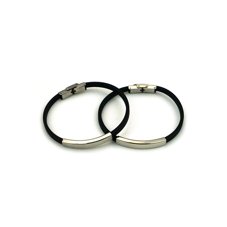 Custom High Quality Logo Rubber Bracelet Silicone Wristband