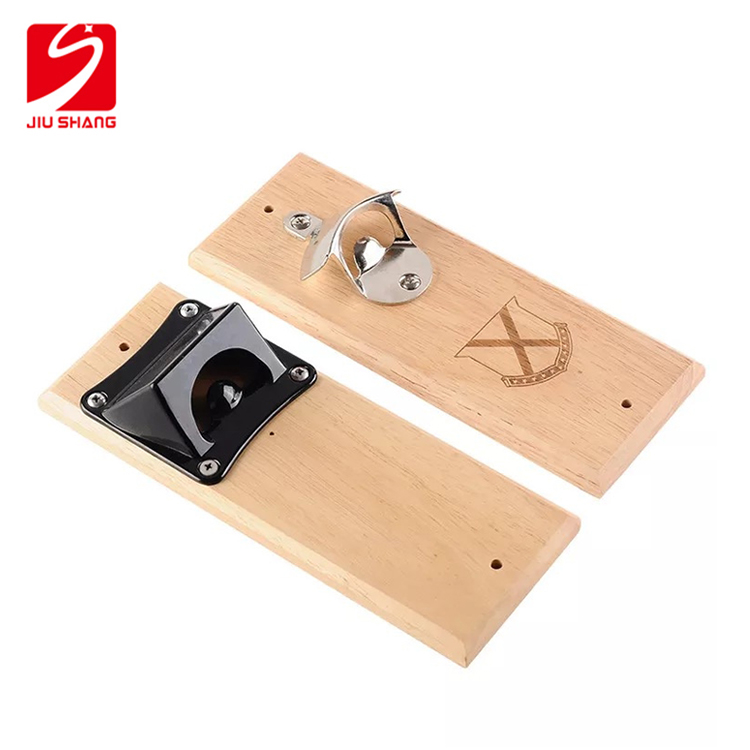 new product ideas 2019 wooden wall mounting beer bottle openers