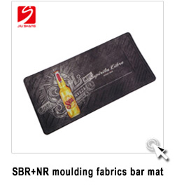 3D embossed custom design anti slip soft pvc bar beer mat