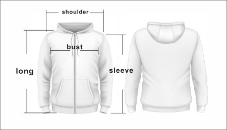 girl women crew neck pullover hoodies 100% cotton plain white sweatshirt